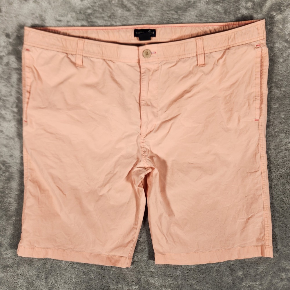 Caribbean Joe Shorts‎ Mens XL Peach Excellent Cotton Blend Stretch Island Supply